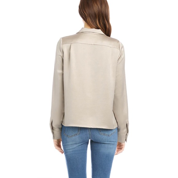 Karen Kane “Long Sleeve Button-Up Shirt
$158.00 size L new with tag - Picture 3 of 9